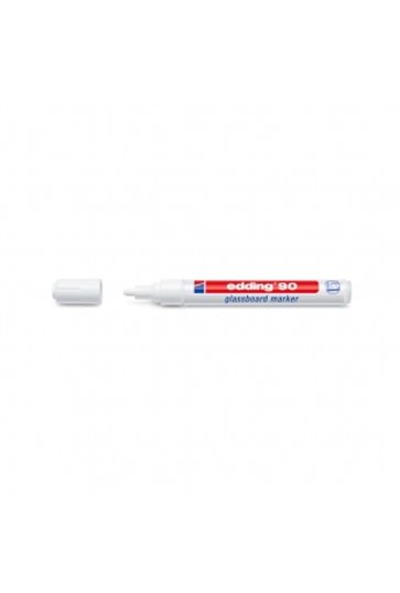 Marker for glass 2-3 mm (white) Edding Glassboard 90 (e-90/49) | Valeon